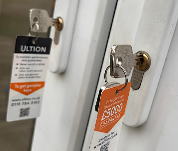 Replacement lock and keys on patio doors