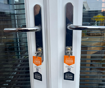 uPVC patio doors installed with high security locks for added safety