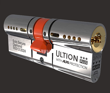 Ultion high-security snap lock mechanism