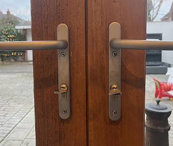 Conservatory doors fitted with new locks and handles