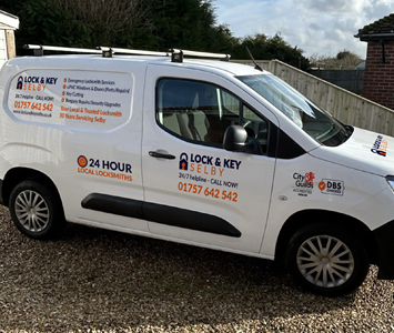 A Lock & Key Selby van ready to go and assist a customer